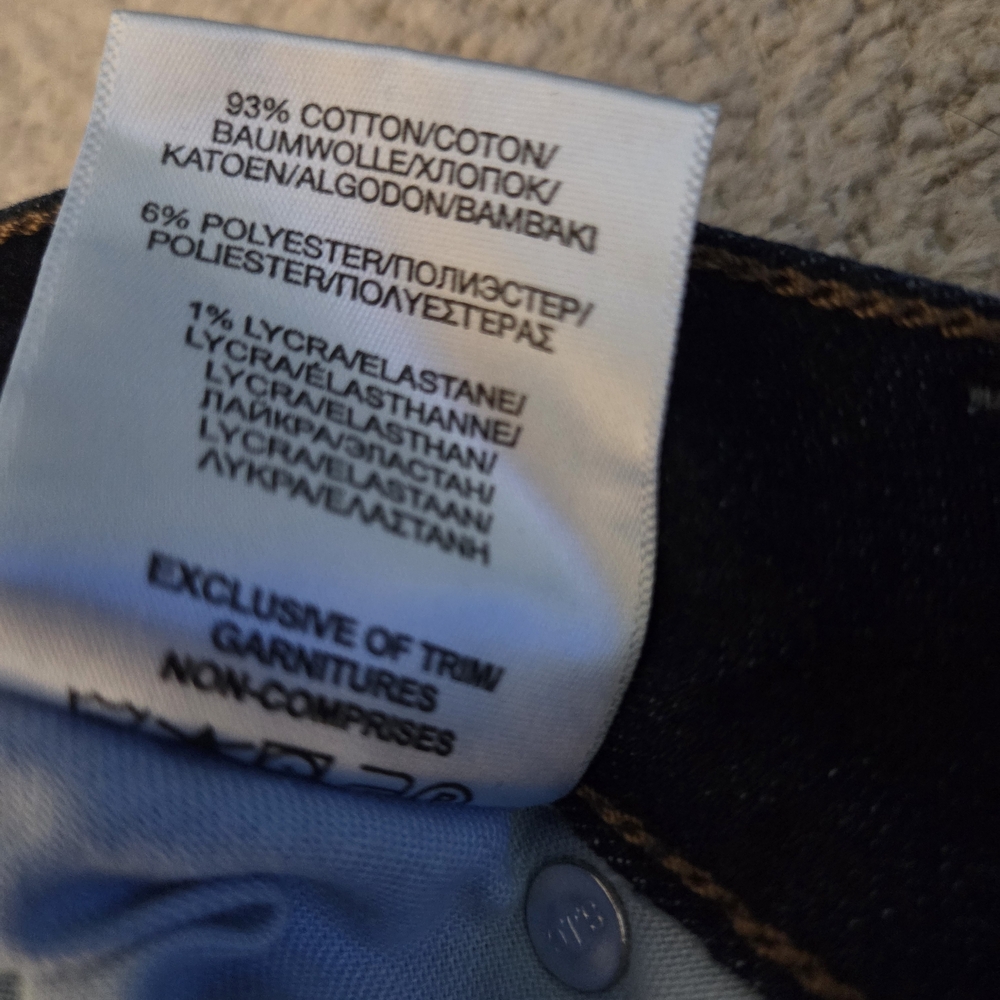Silver Jeans Co Suki Slim Boot Jeans W27 L31 Dark Wash Mid Rise - Picture 7 of 12